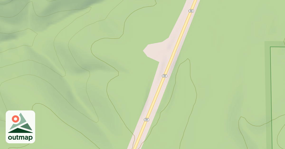 Map of ALLRED CAMP LOOP