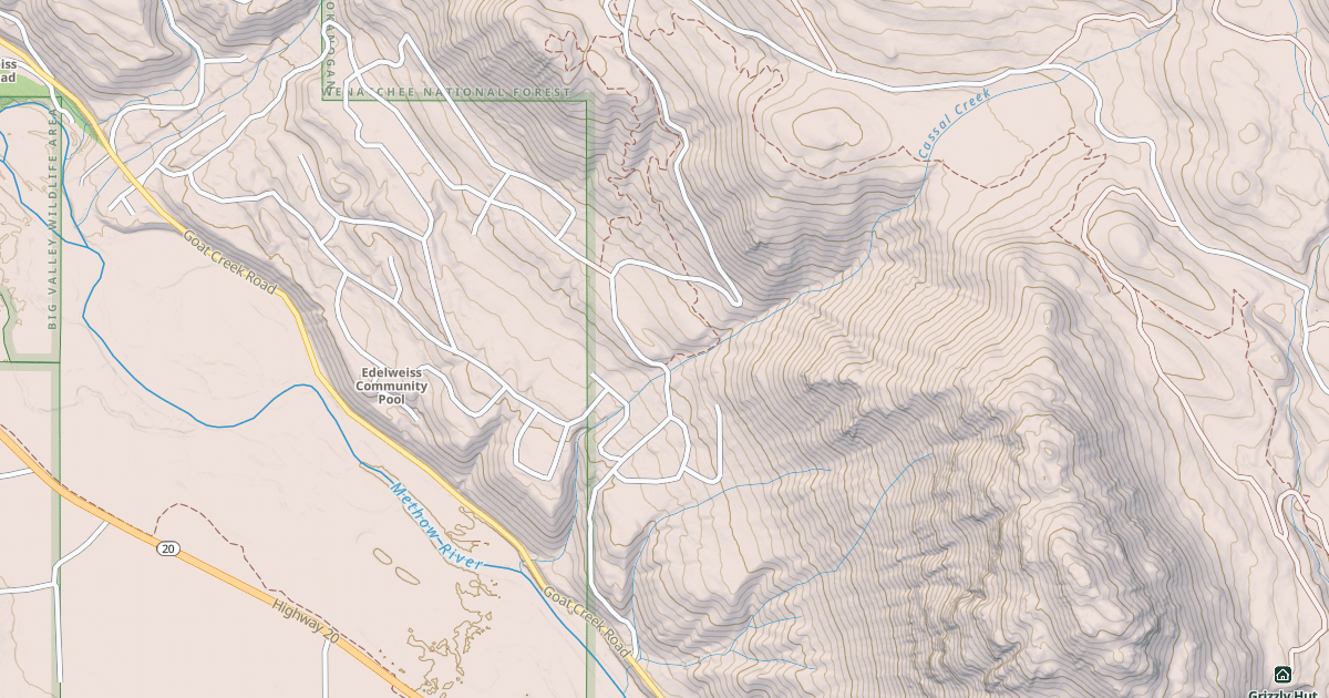 Map preview of FAWN CREEK