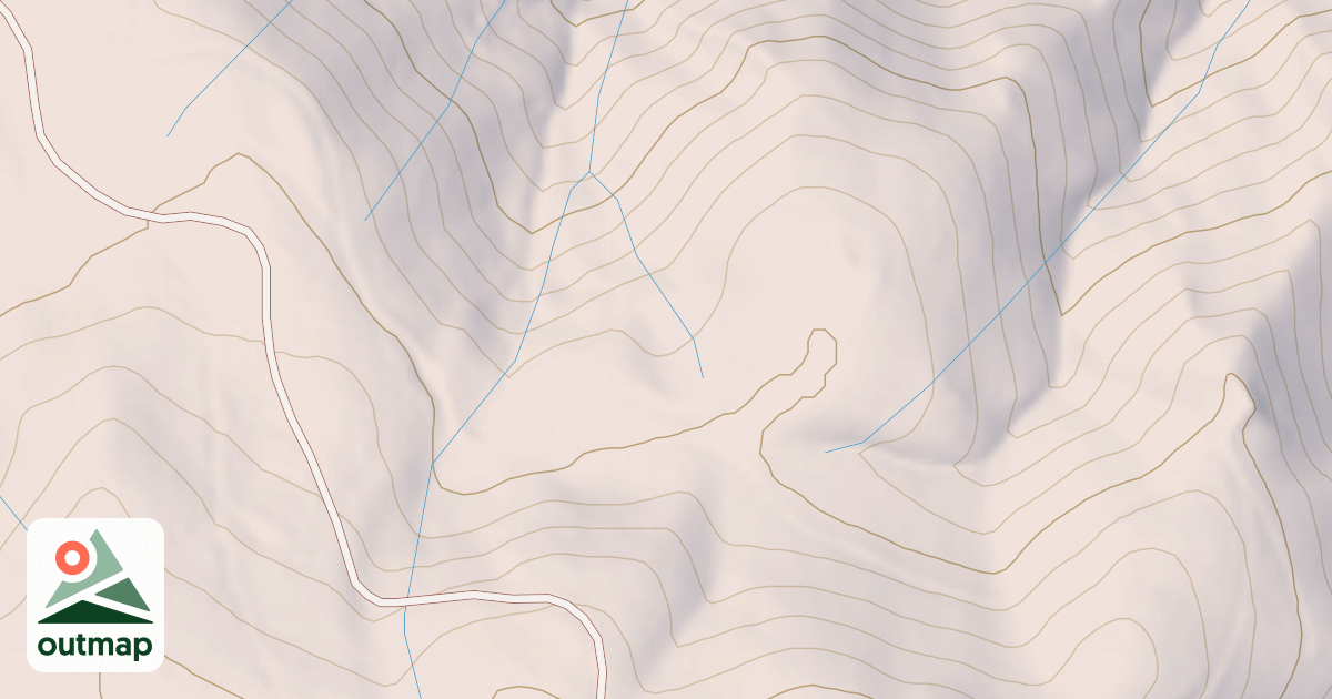 Map of CLAREMONT TIE SPUR