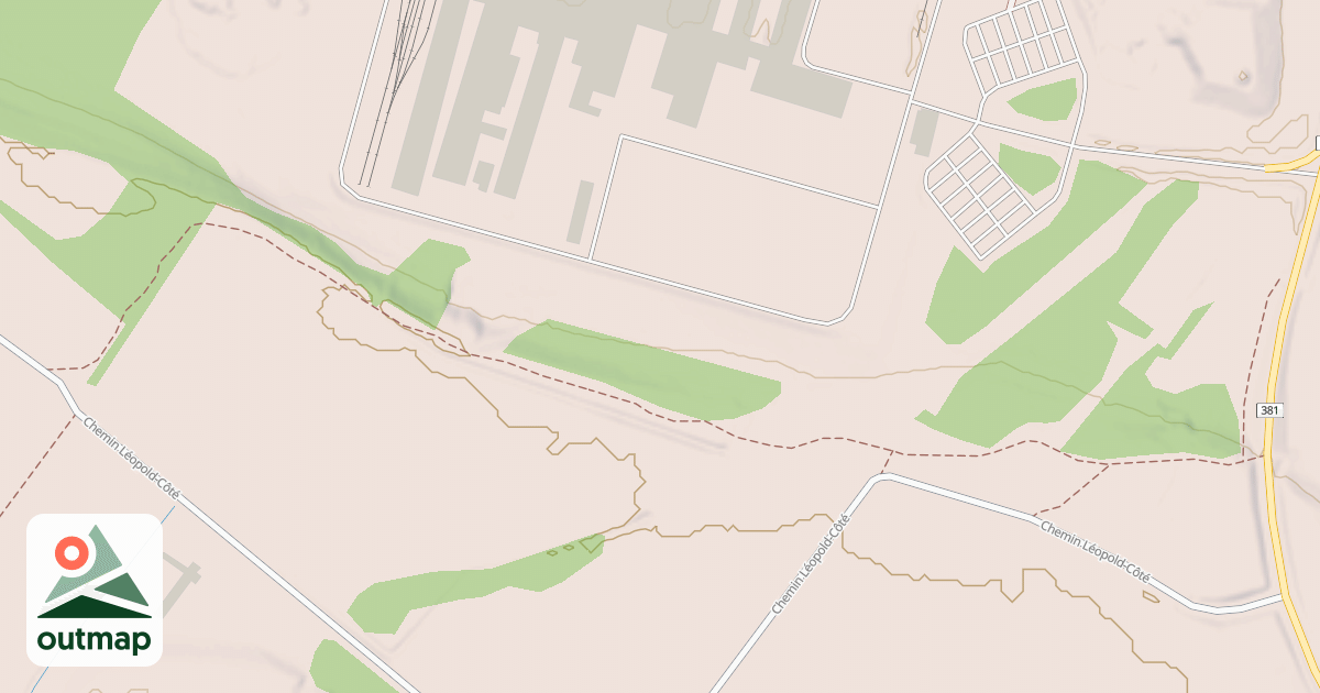 Map of Saguenay Quad Trails 111