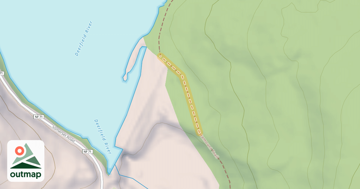 Map of Catamount Trail