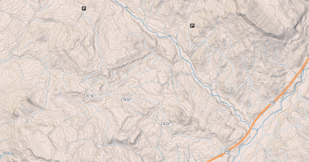 Map preview of JACKSON MTN