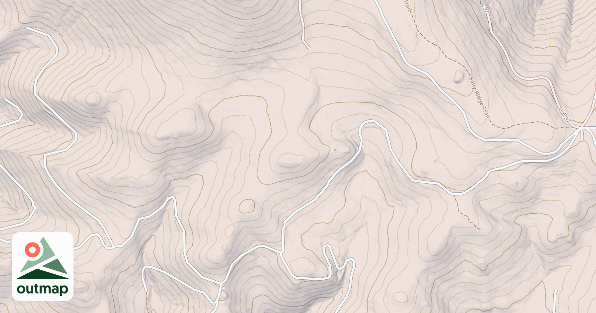 Map of BUTTE RIDGE