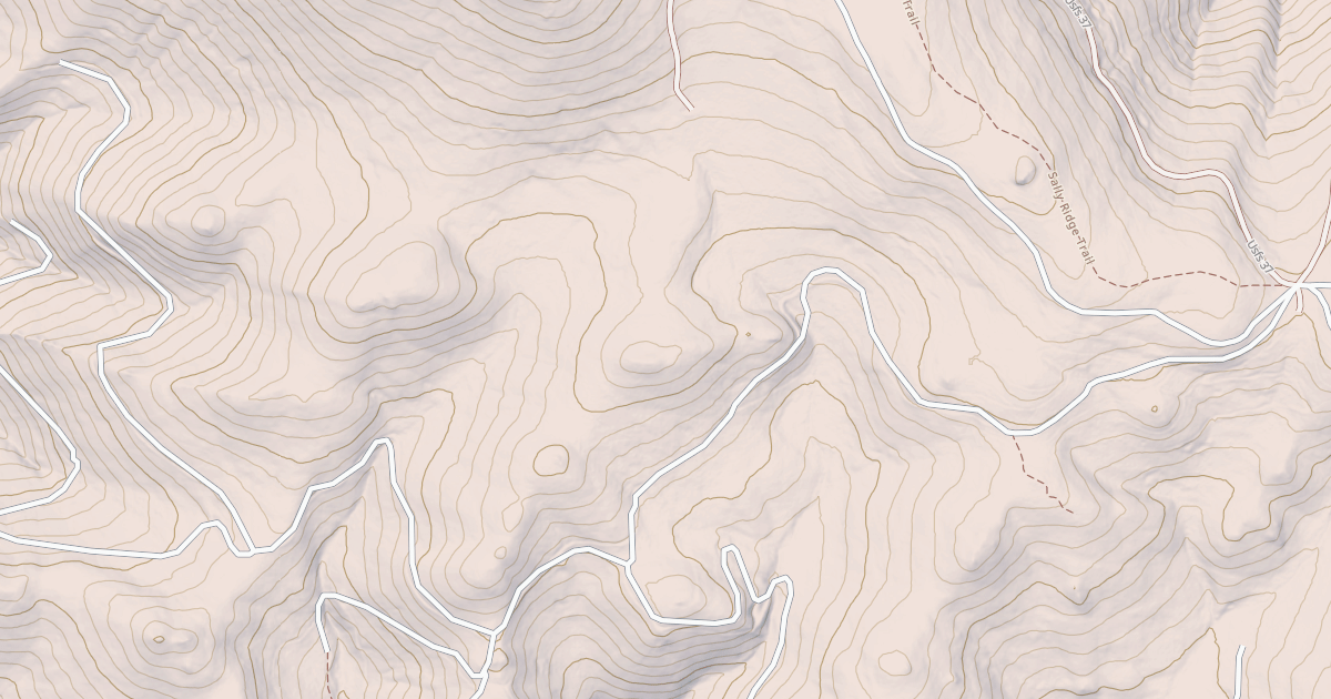 Map preview of BUTTE RIDGE
