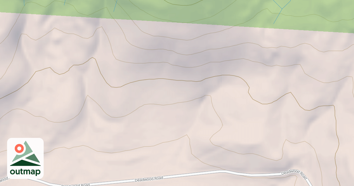 Map of DEADWOOD SPUR