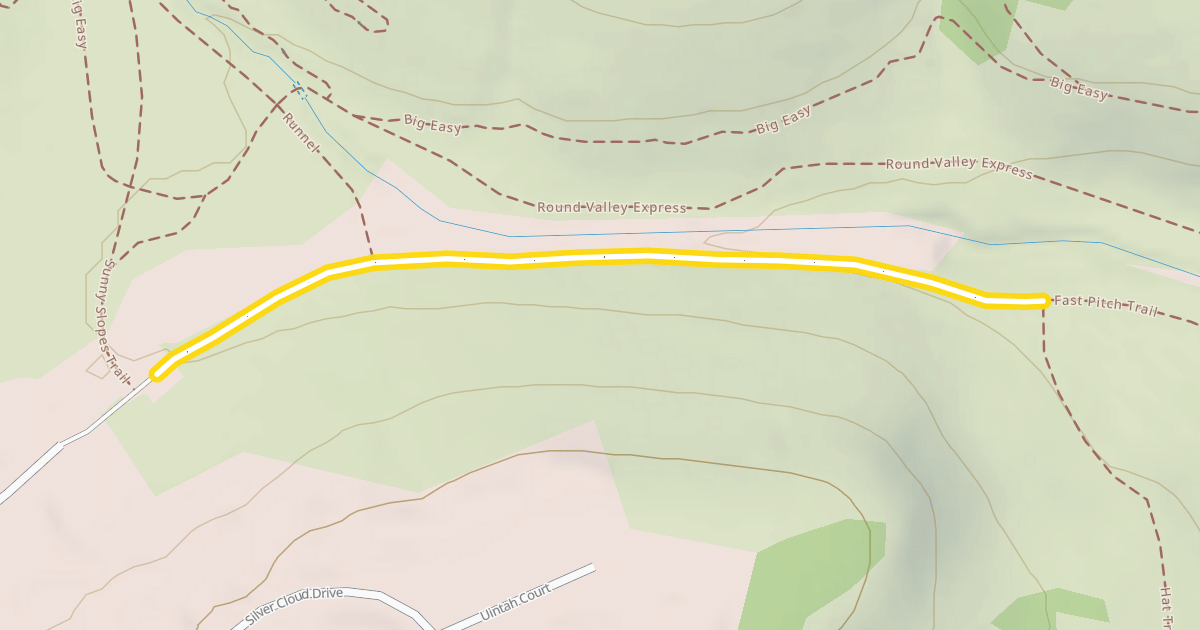Map preview of Fast Pitch Trail