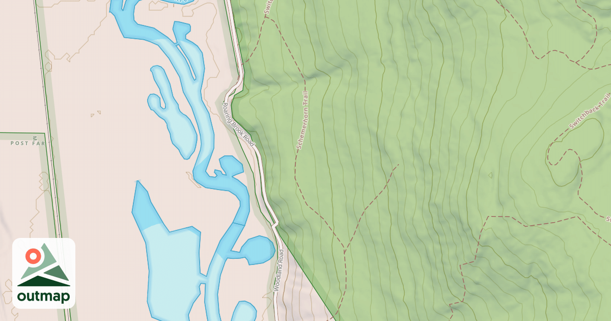 Map of Schemerhorn Trail