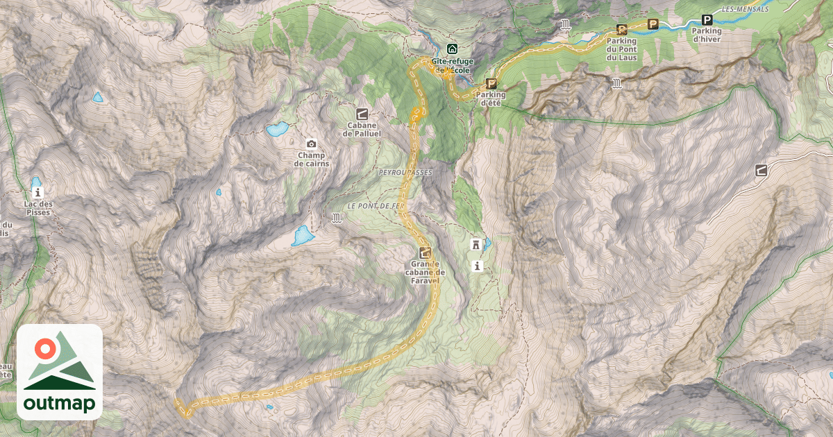Map of Le Tuba — Les Mensals