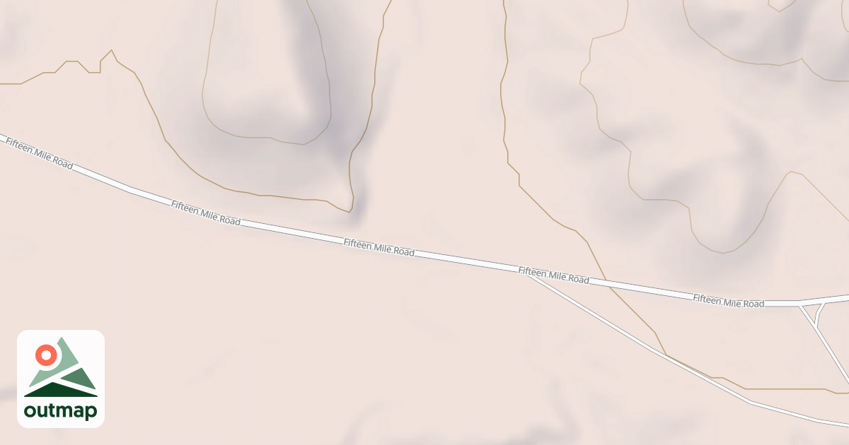 Map of FIFTEEN MILE