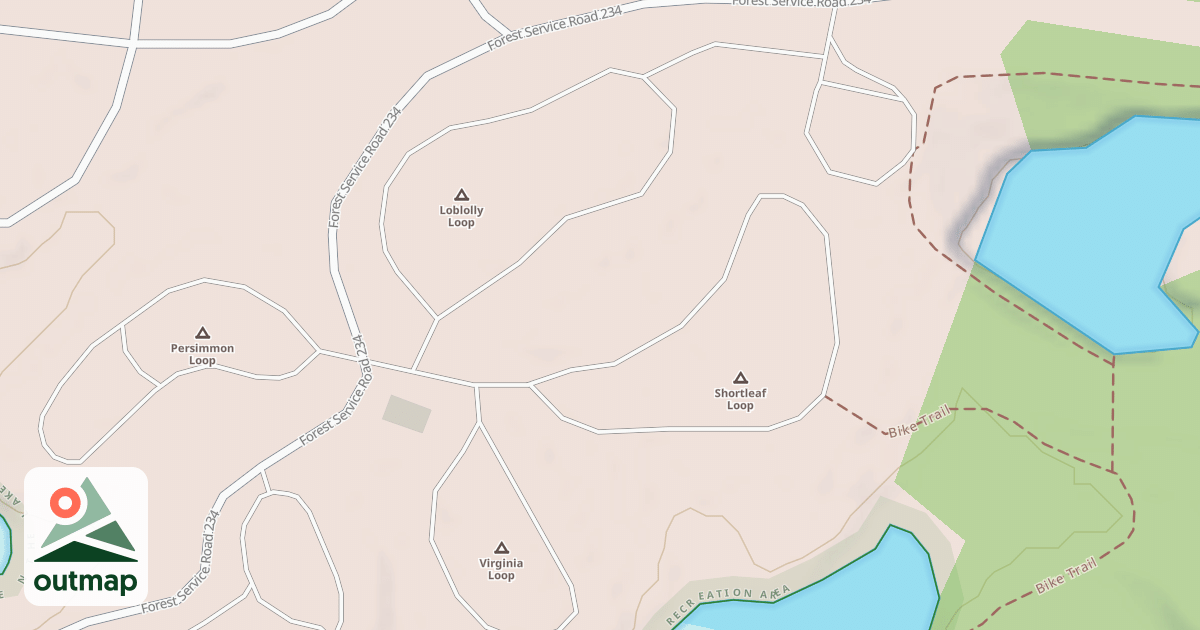 Map of P.C. SHORTLEAF LOOP