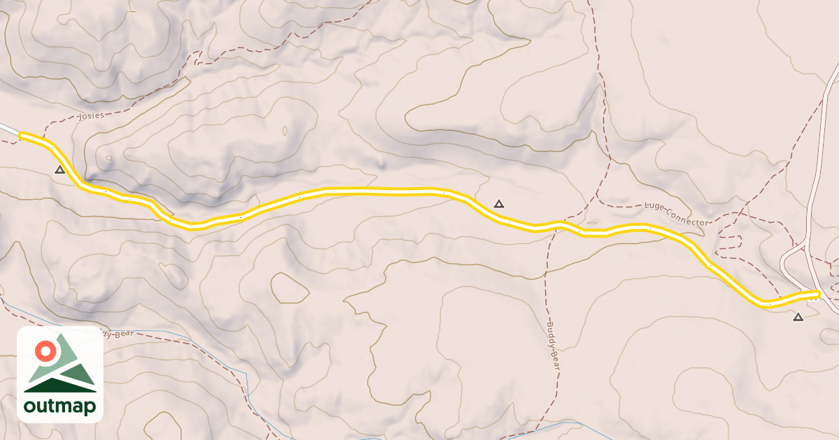 Map of McCabe To Cottonwood Grove Road