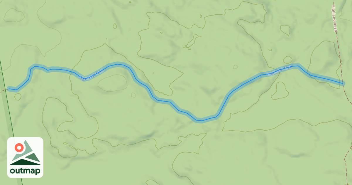 Map of Highland Trail