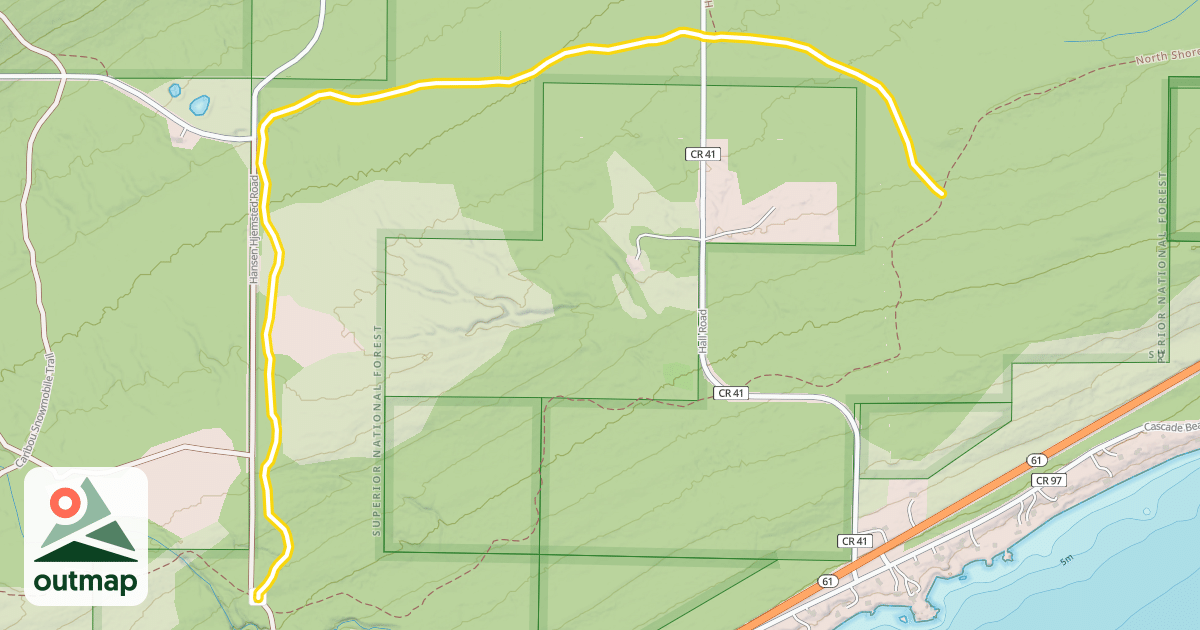 Map of Massie Loop