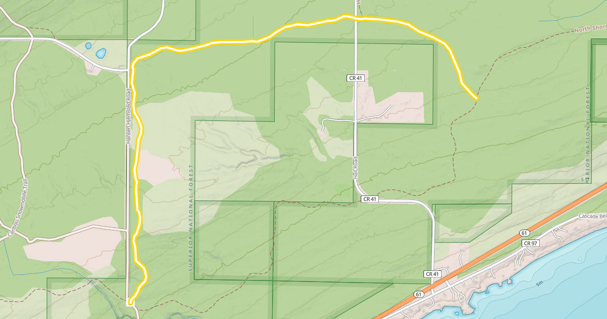 Map preview of Massie Loop