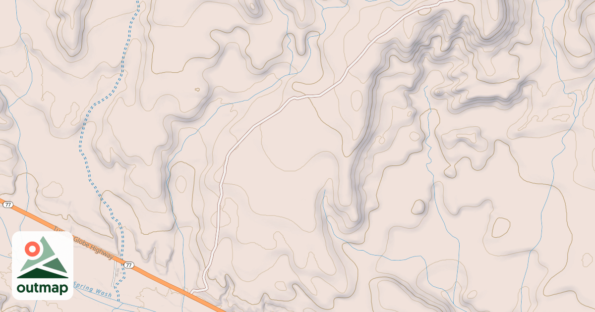 Map of BLM National GTLF Public Motorized Roads 52011350-47a6-44e0-b0f0-b88ab9b3552d