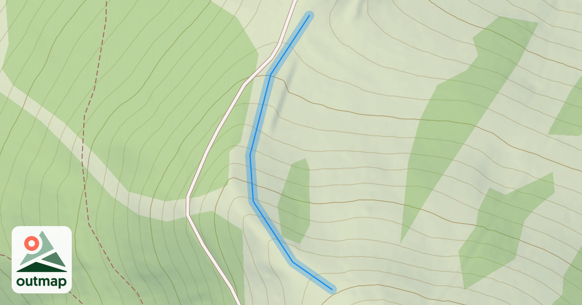 Map of Les Crêtes