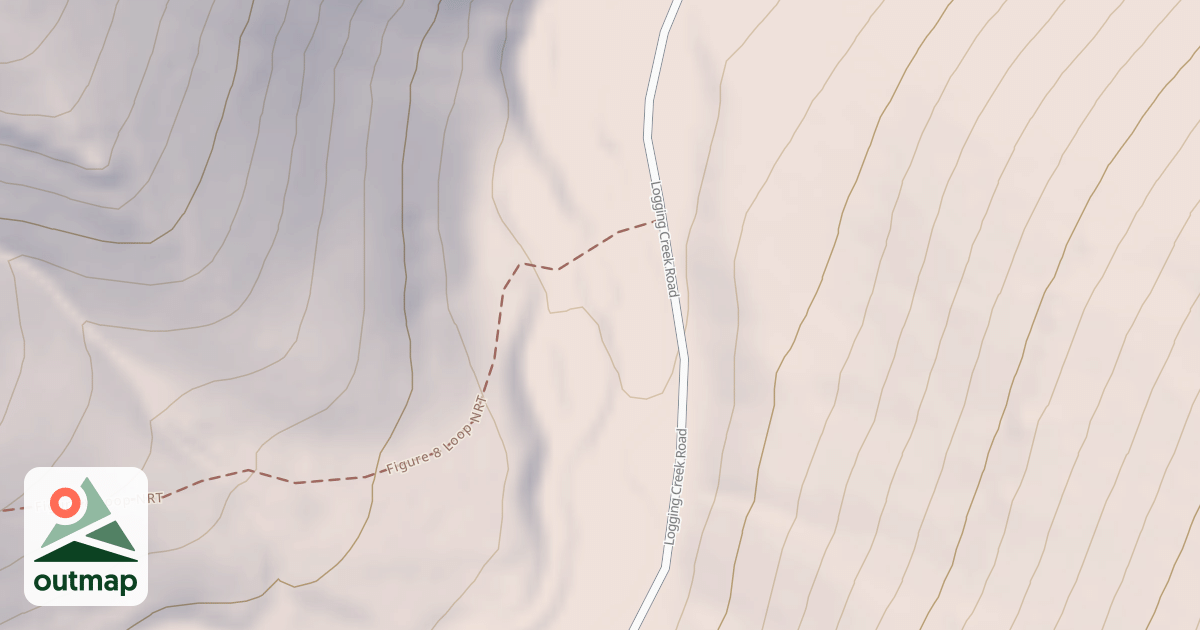 Map of DEEP CREEK TRAILHEAD