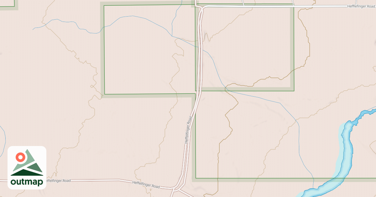 Map of Moose Run Trail