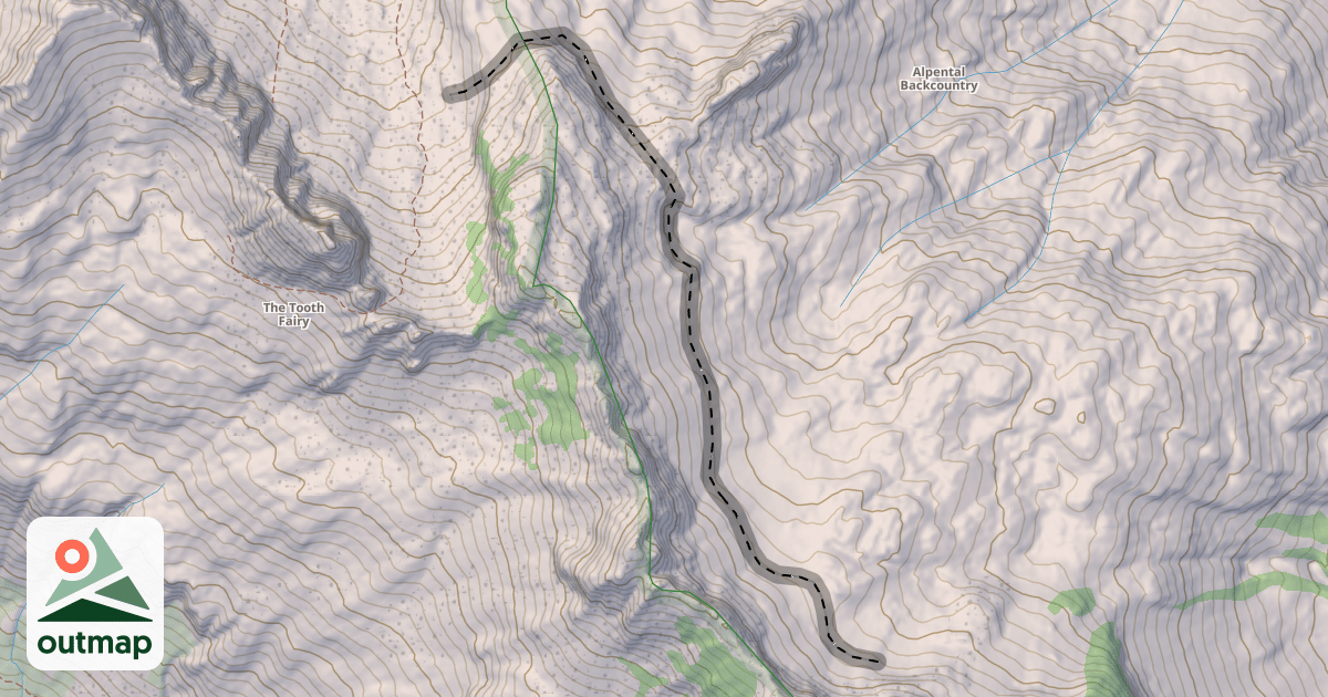 Map of Great Scott Traverse
