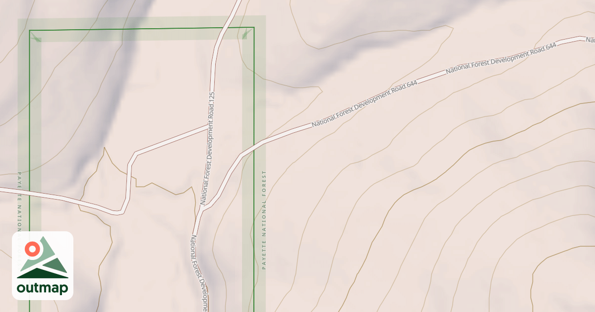 Map of ALDER GULCH