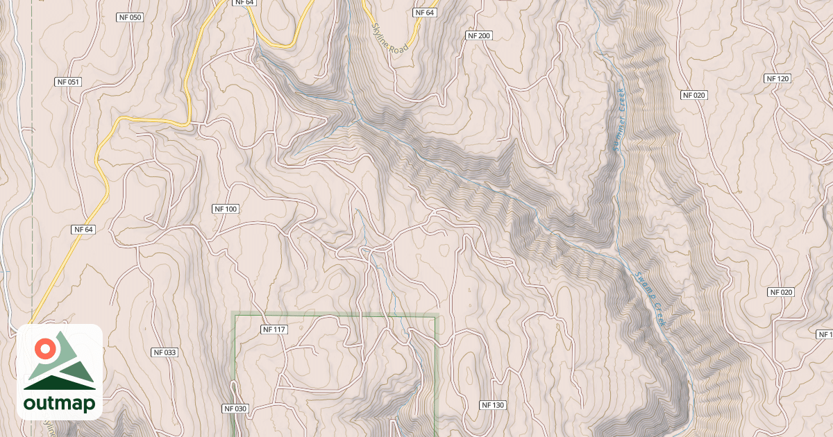 Map of USFS National Forest System Roads {7AFD05AD-6018-4B86-B833-BA9C98295FD3}