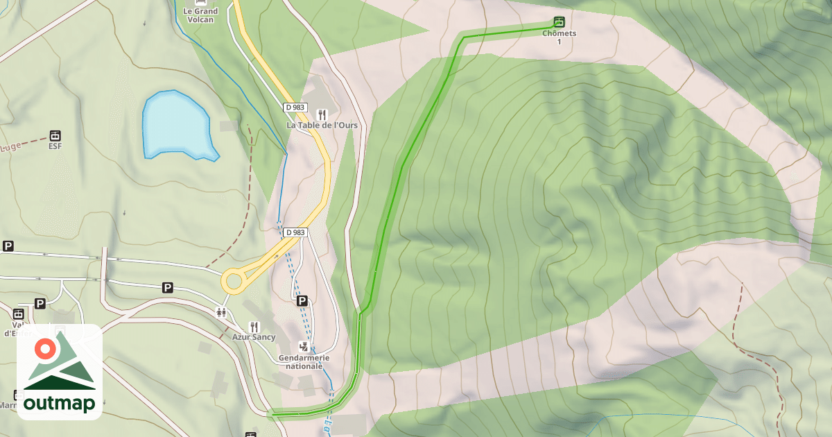 Map of Retour