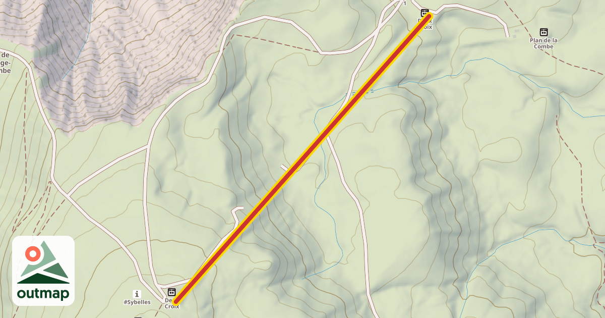 Map of Deux Croix
