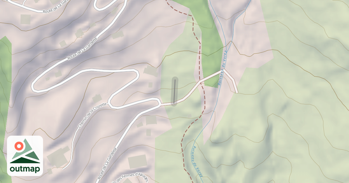 Map of Clapières - Puginières