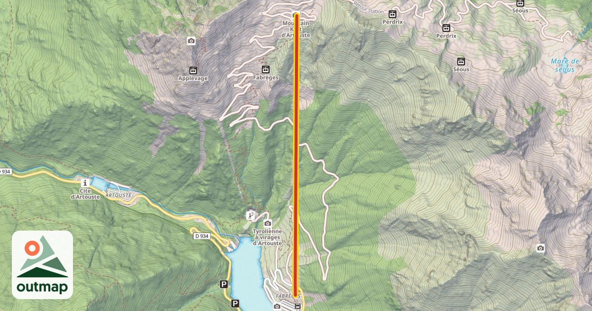 Map of Sagette