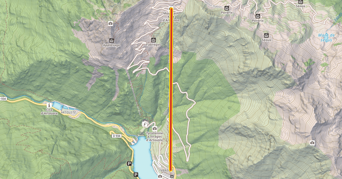 Map preview of Sagette