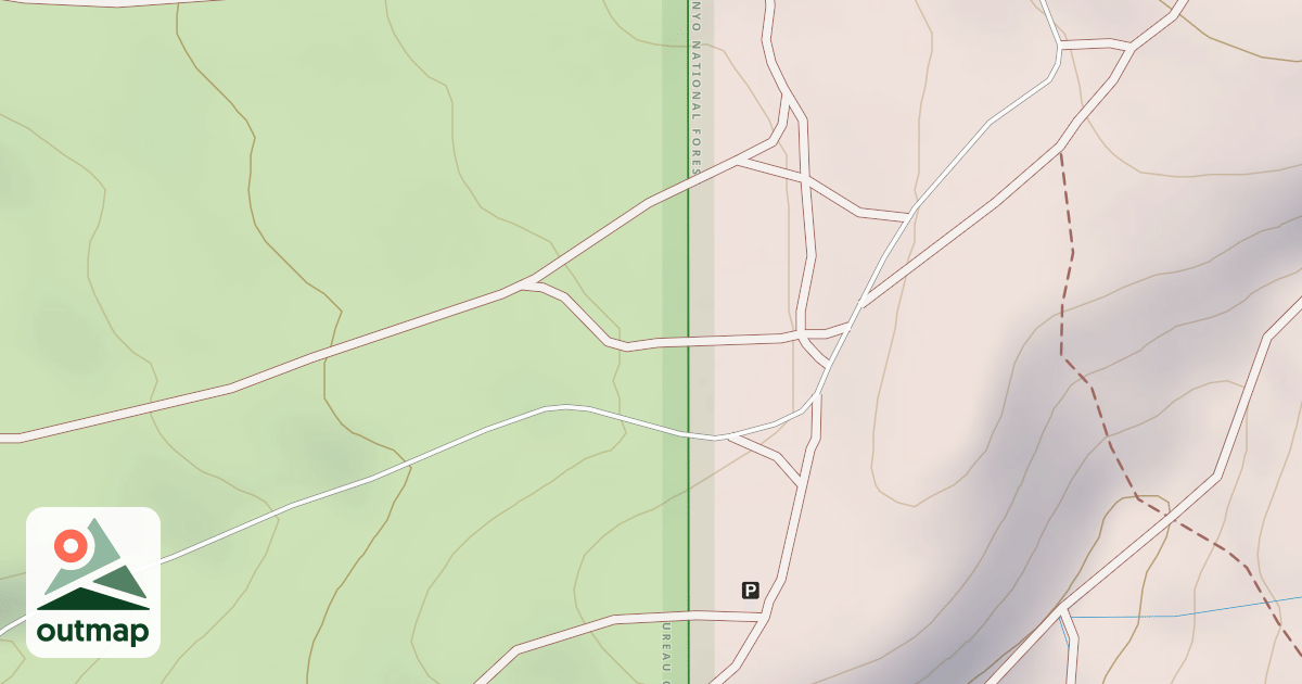 Map of BLM National GTLF Public Motorized Roads 42907fe0-a623-437f-9cc9-8c57a83e6e55