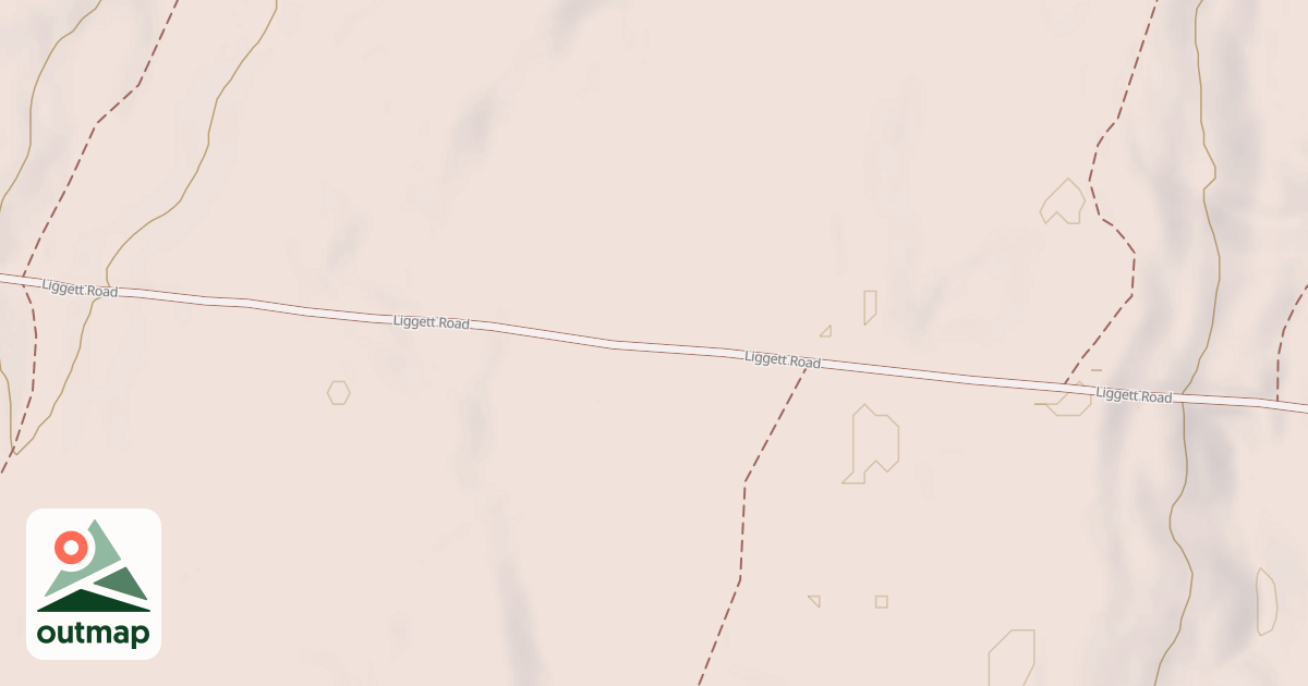 Map of Liggett Road