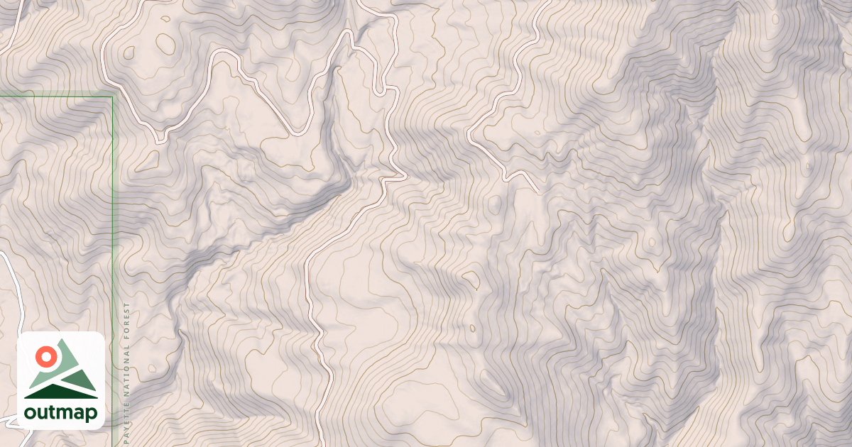 Map of UPPER SEID PINE