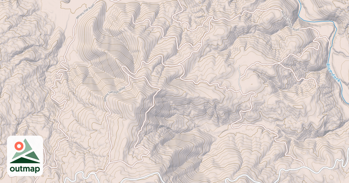 Map of BEVANS SALVAGE