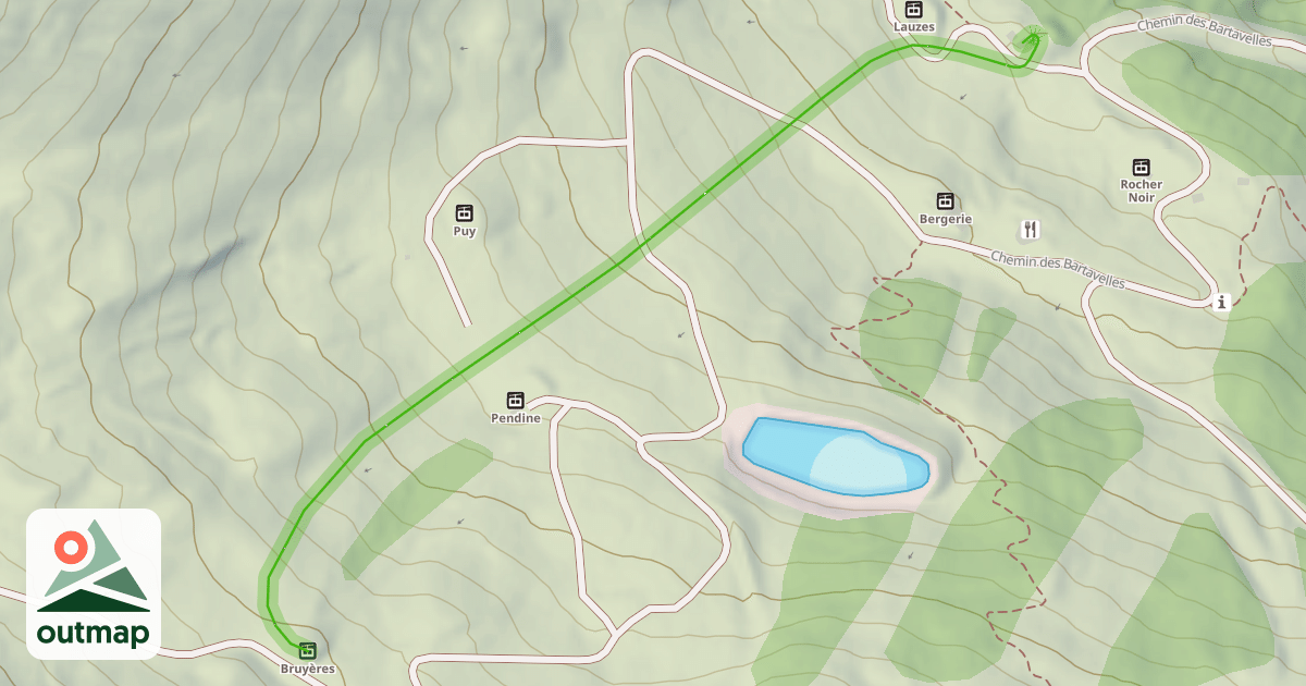 Map of Mésanges