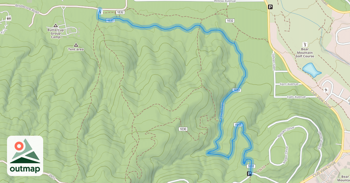 Map of Fern Trail
