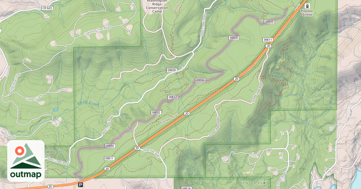 Map of Harmony Trail