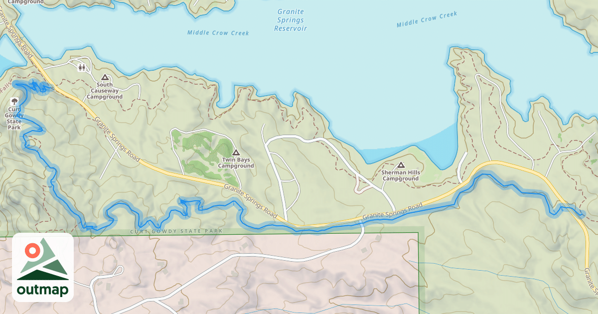 Map of Granite Ridge