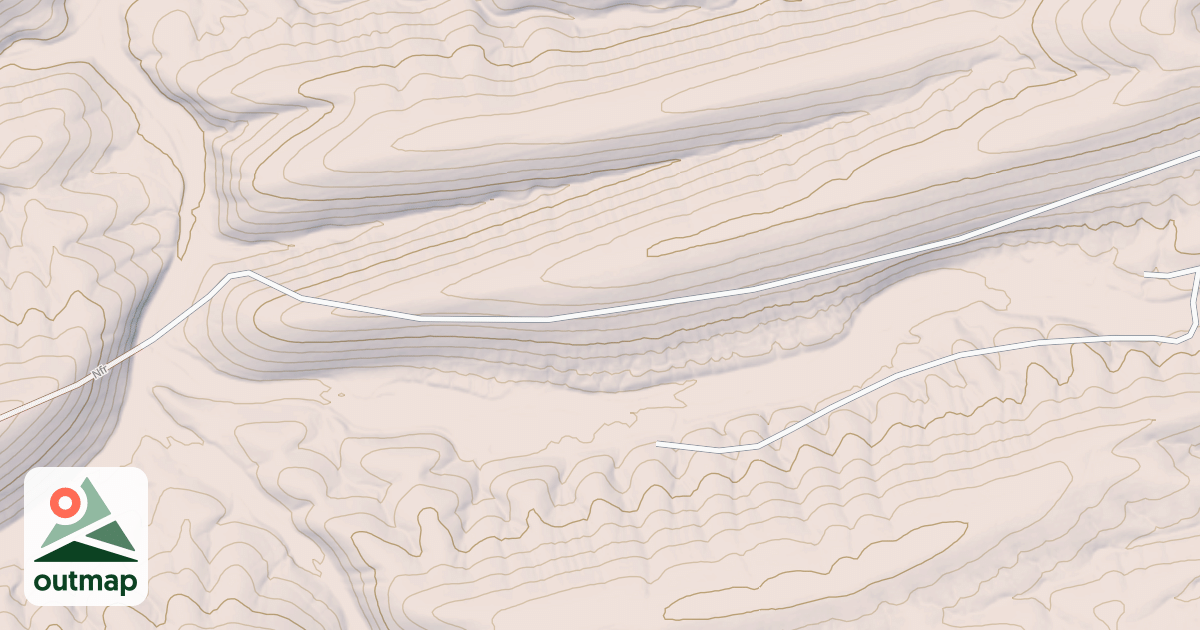 Map of LOWER BARNHART SPUR
