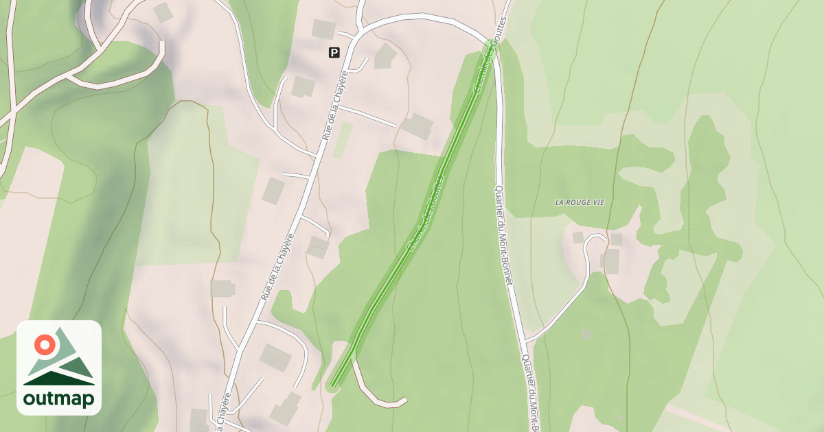 Map of Chemin des Gouttes