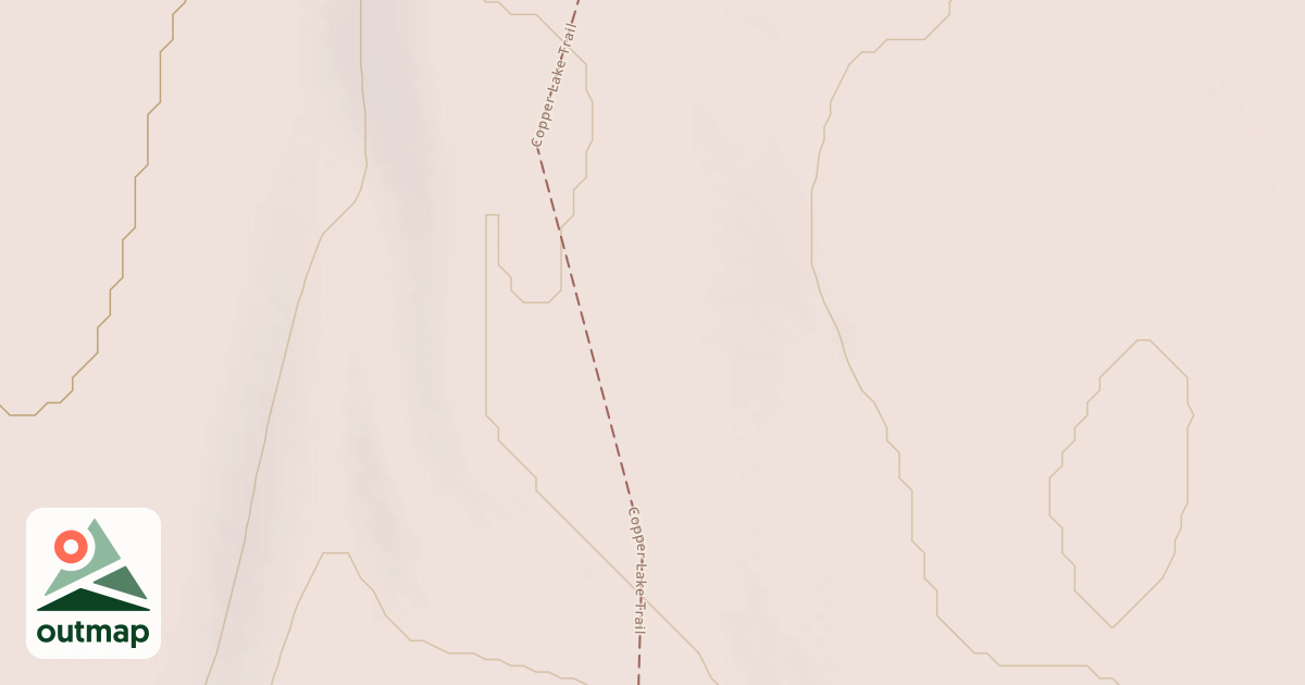 Map of Copper Lake Trail