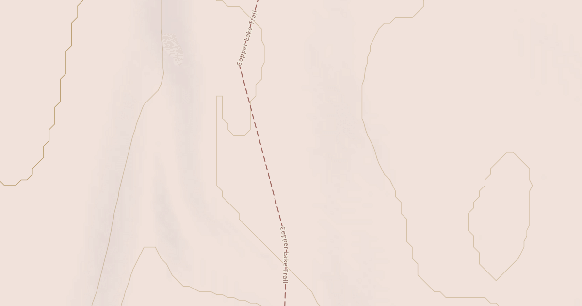 Map preview of Copper Lake Trail