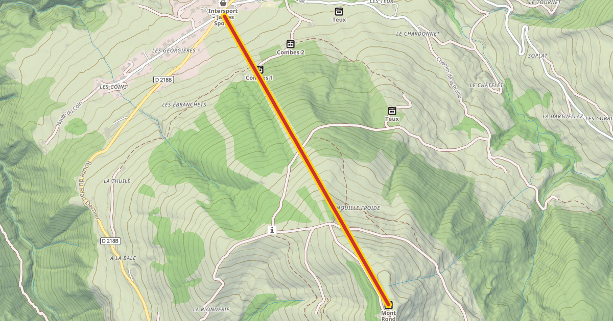 Map preview of Mont Rond