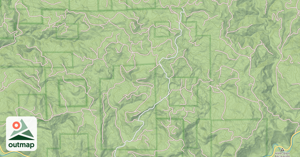 Map of CLARENCE CREEK