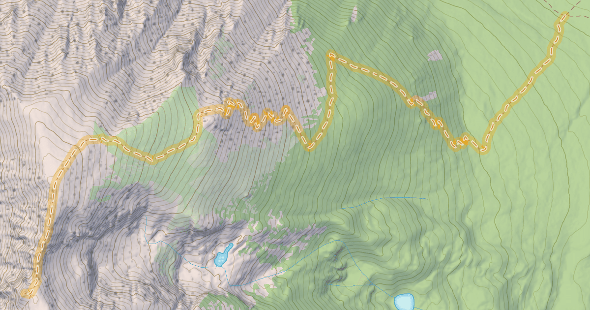 Map preview of Buffalo Mountain Trail