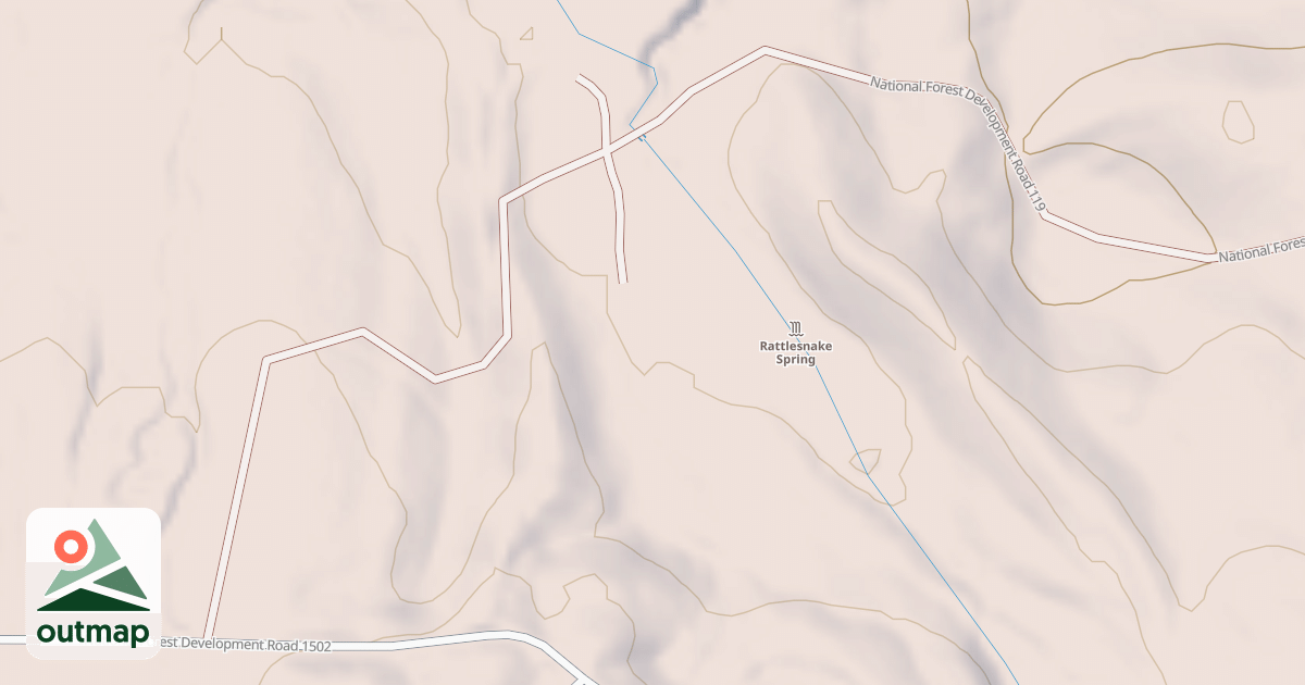 Map of RATTLESNAKE SPRINGS