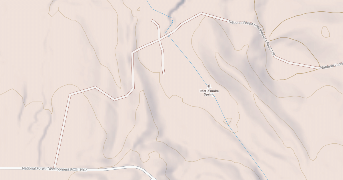 Map preview of RATTLESNAKE SPRINGS