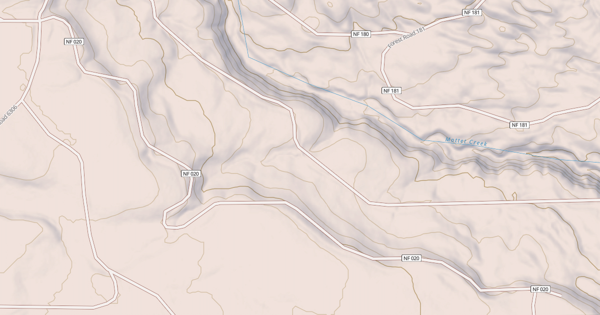 Map preview of USFS Motor Vehicle Use Map Trails 17952