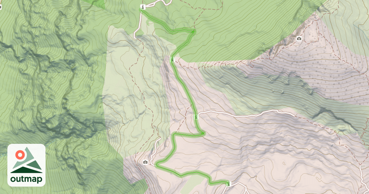Map of Piste de la Moulière