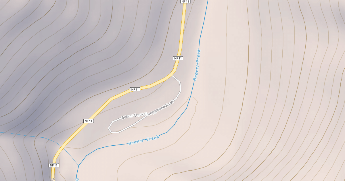 Map preview of BEAVER CR CG